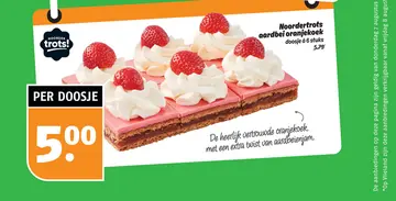Aanbieding: Noordertrots aardbei oranjekoek