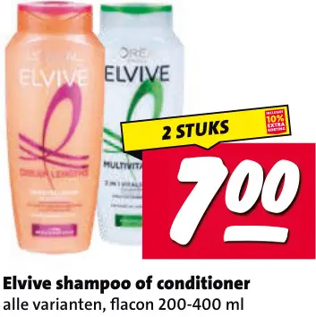 Aanbieding: Shampoo of conditioner