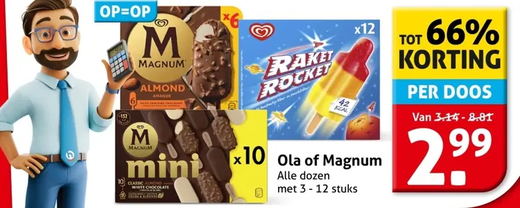 Aanbieding: Ola of Magnum