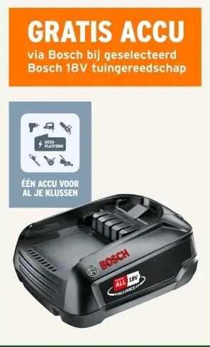 Aanbieding: Gratis accu