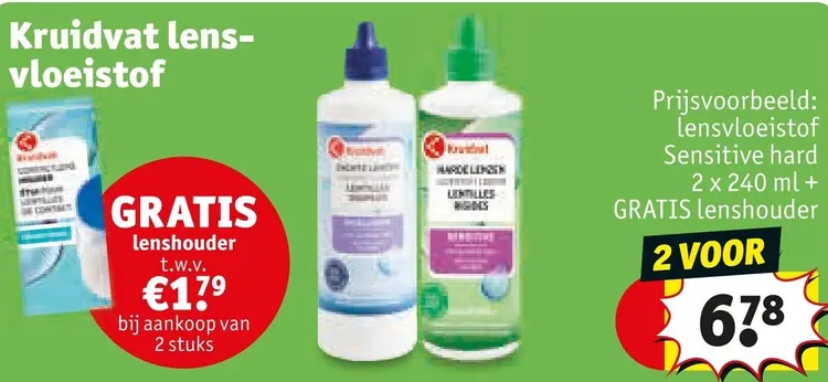 Aanbieding: Kruidvat lensvloeistof