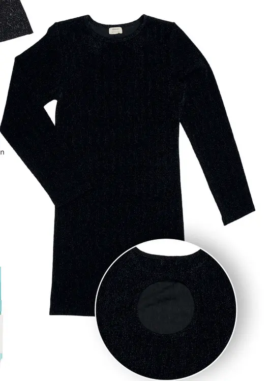 Promotie: Glitterjurk met open rug