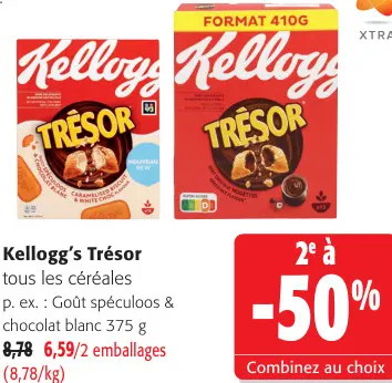 Offre: Trésor tous les céréales