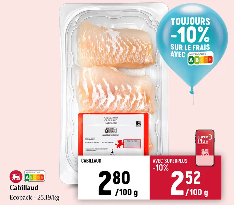 Offre: Cabillaud