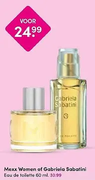 Aanbieding: Mexx Women of Gabriela Sabatini