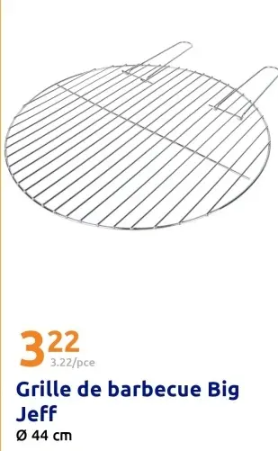 Offre: Grille de barbecue Big Jeff