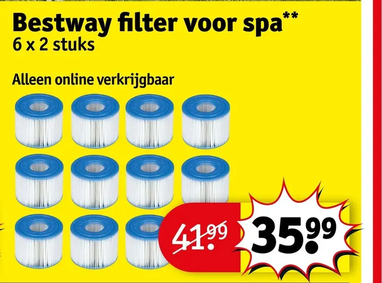 Aanbieding: filter voor spa