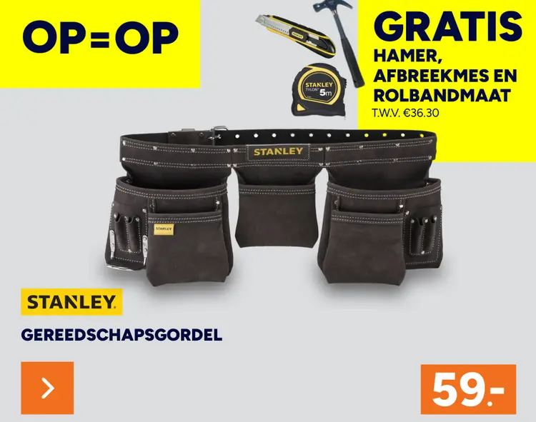 Aanbieding: Gereedschapsgordel