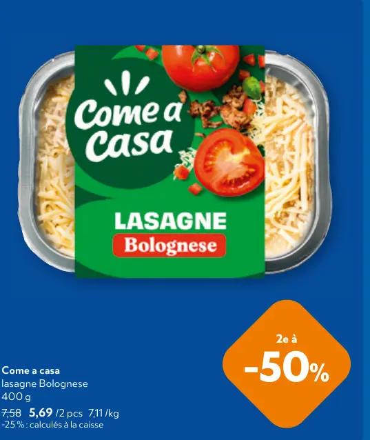 Offre: Lasagne Bolognese