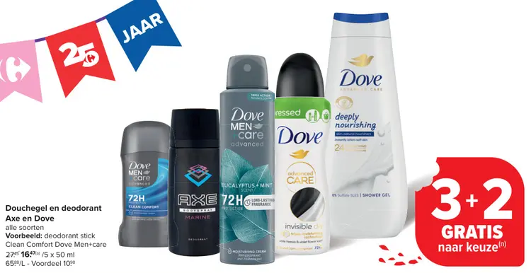Aanbieding: Douchegel en deodorant