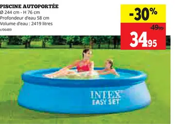 Offre: Piscine autoportée