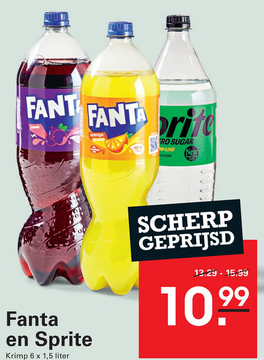 Aanbieding: Fanta en Sprite