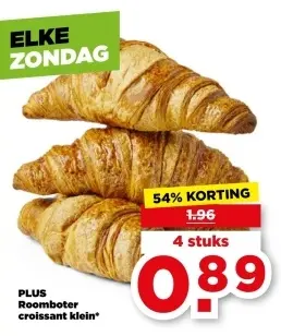 Aanbieding: Roomboter croissant klein