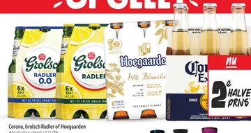 Aanbieding: Corona, Grolsch Radler of Hoegaarden