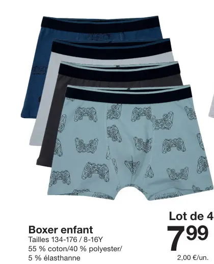 Offre: Boxer enfant
