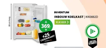Aanbieding: Inbouw koelkast
