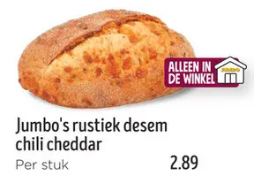 Aanbieding: Jumbo's rustiek desem chili cheddar
