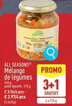 Offre: Mélange de légumes