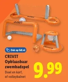 Aanbieding: Opblaasbaar zwembadspel