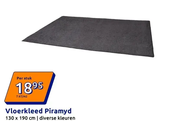 Promotie: Vloerkleed Piramyd
