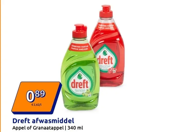 Aanbieding: Dreft afwasmiddel