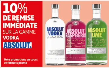 Aanbieding: Absolut vodka