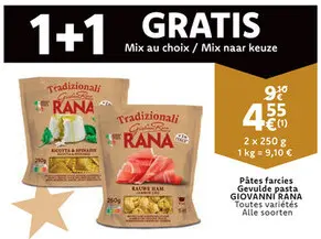 Offre: Pâtes farcies