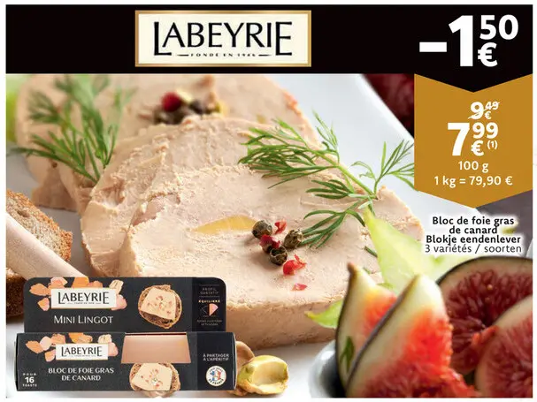 Offre: Bloc de foie gras de canard