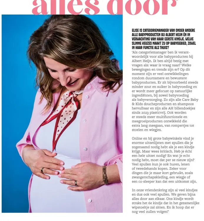 Aanbieding: Elise is categoriemanager van onder andere al