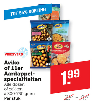 Aanbieding: Aviko of 11er Aardappel-specialiteiten