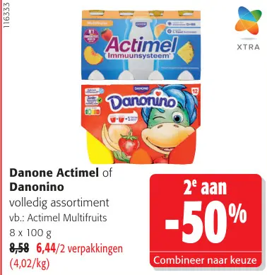 Promotie: Danone Actimel of Danonino