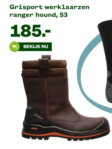 Aanbieding: Grisport werklaarzen ranger hound, S3