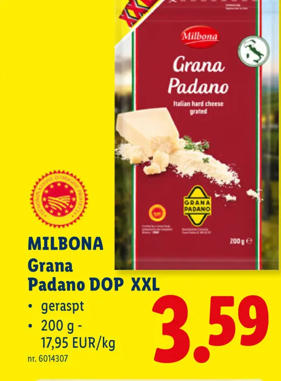Promotie: Grana Padano DOP XXL