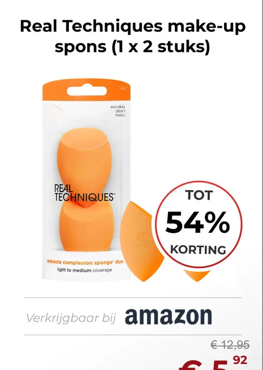 Aanbieding: make-up spons