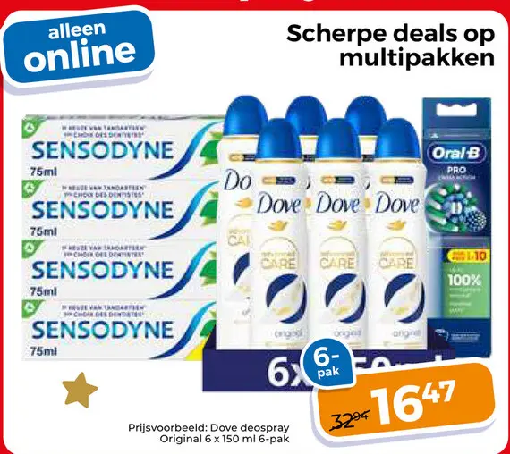 Aanbieding: Dove deospray Original