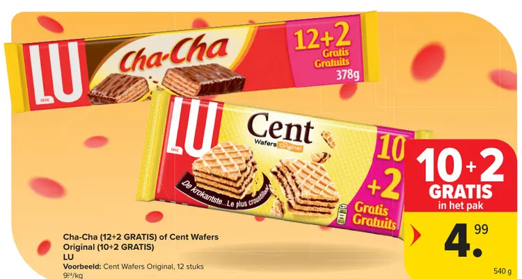 Promotie: Cha-Cha of Cent Wafers Original