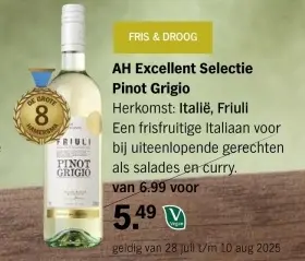 Aanbieding: AH Excellent Selectie Pinot Grigio