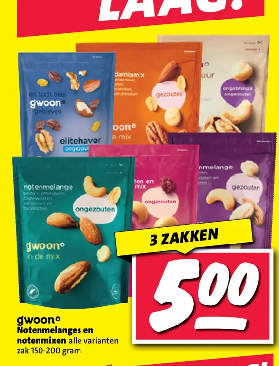 Aanbieding: Notenmelanges en notenmixen