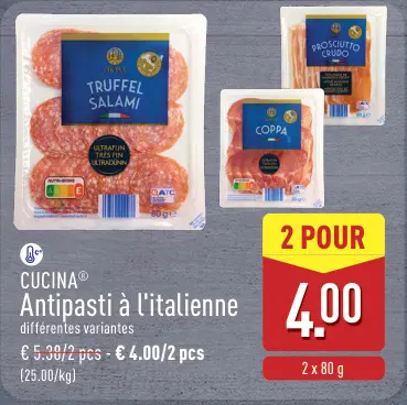 Offre: Antipasti à l'italienne