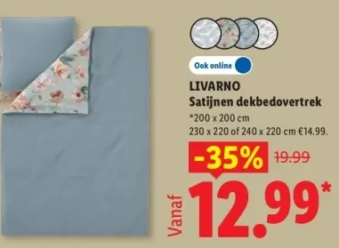 Aanbieding: Satijnen dekbedovertrek