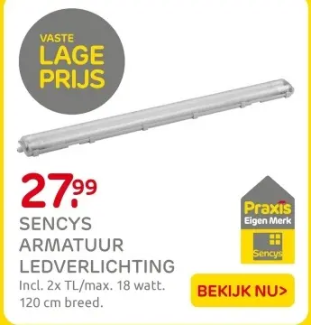 Aanbieding: Sencys armatuur ledverlichting