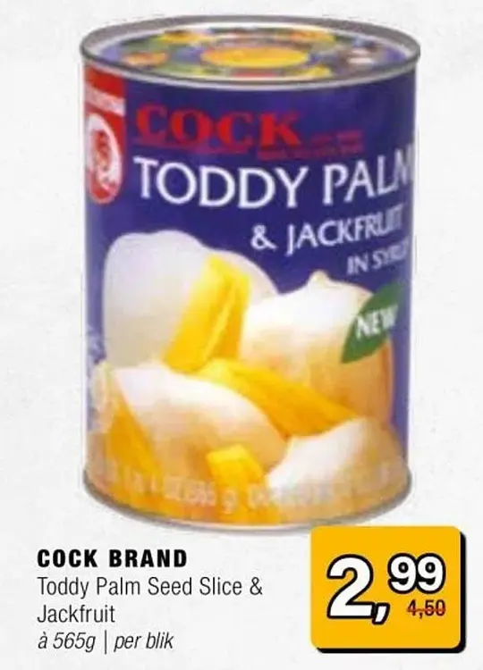 Aanbieding: Toddy Palm Seed Slice & Jackfruit