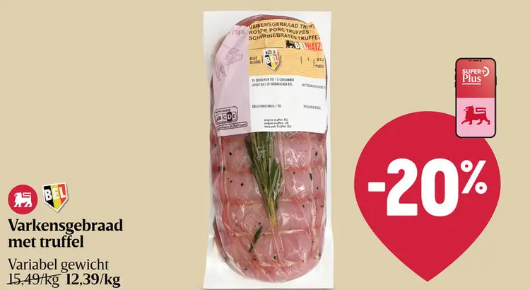 Aanbieding: Varkensgebraad met truffel
