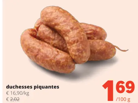 Offre: duchesses piquantes