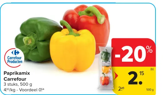Promotie: Paprikamix