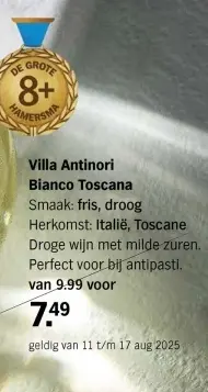 Aanbieding: Villa Antinori Bianco Toscana