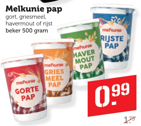 Aanbieding: Melkunie pap