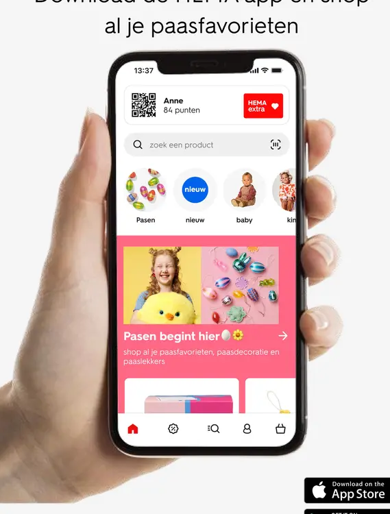 Promotie: HEMA app