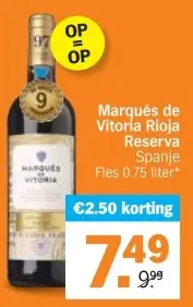 Aanbieding: Marqués de Vitoria Rioja Reserva