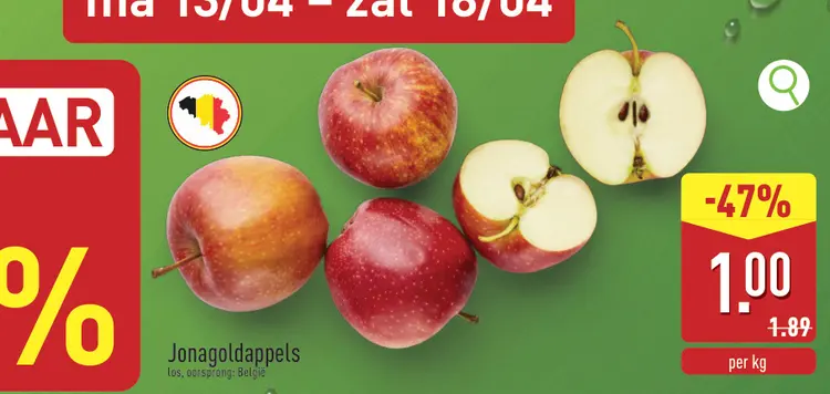 Promotie: Jonagoldappels